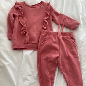 Pink matching sweatsuit